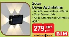 SOLAR DUVAR AYDINLATMA 6 LEDLİ SOLAR DUVAR AYDINLATMA 6 LEDLİ